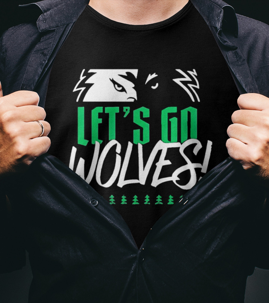 Let's Go Wolves Minnesota Timberwolves Basketball Team Excitement T-Shirt