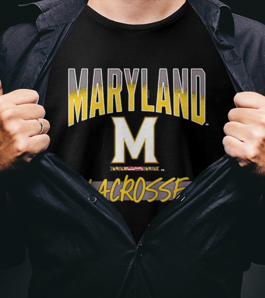 Maryland Lacrosse Terrapins M Logo Hype T-Shirt