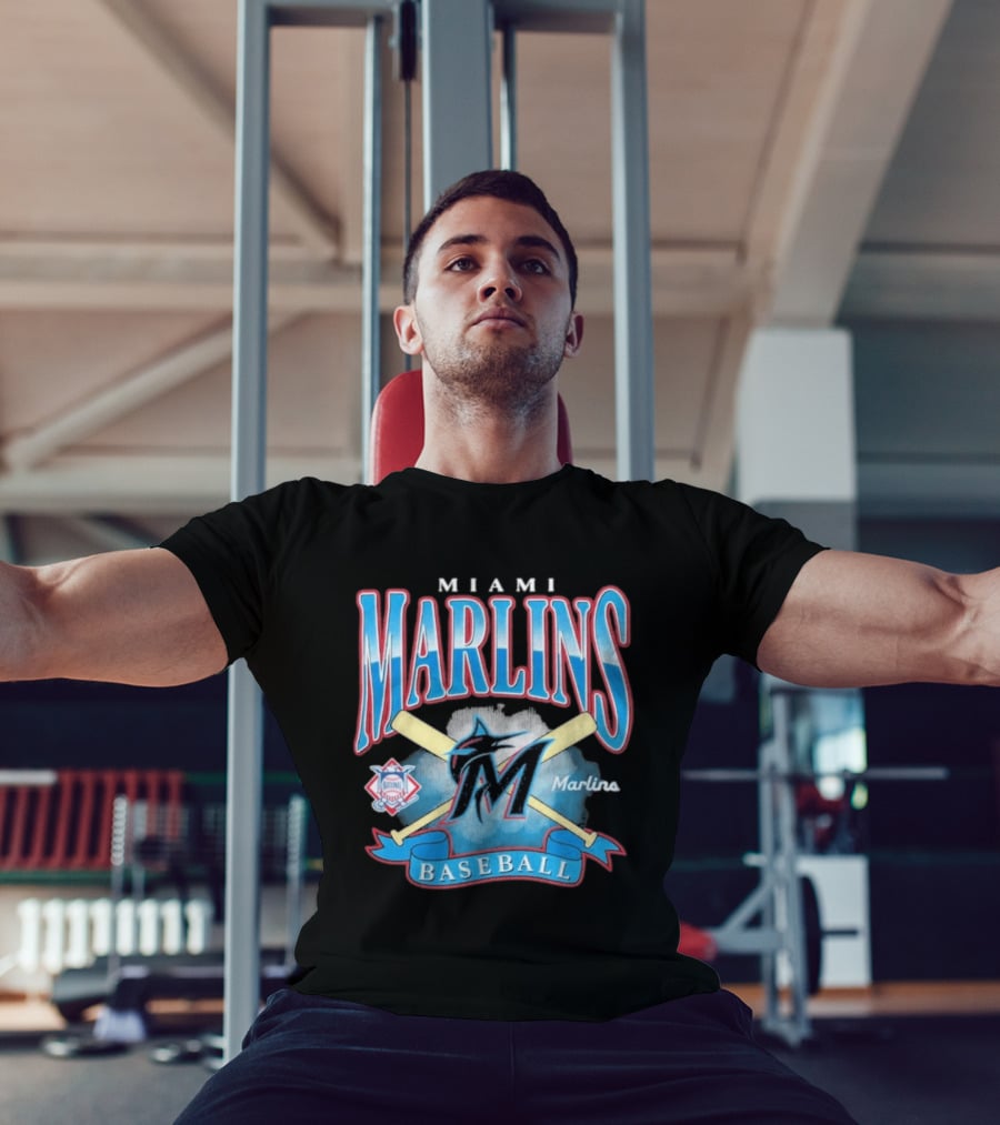 Miami Marlins Baseball Chrometown 47 Franklin National League T-Shirt