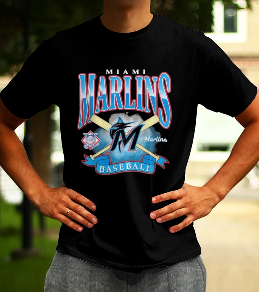 Miami Marlins Baseball Chrometown 47 Franklin National League T-Shirt