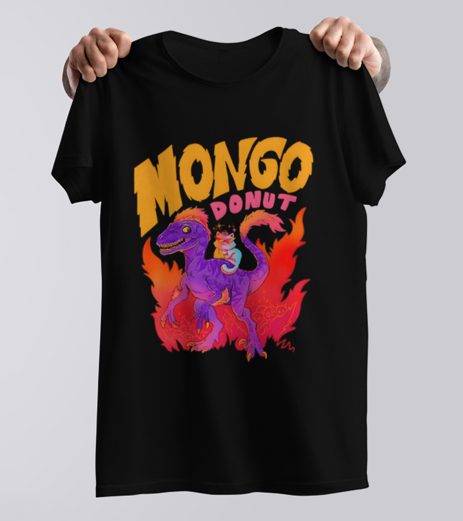 Mongo Donut Dungeon Crawler Carl Dinosaur T-Shirt