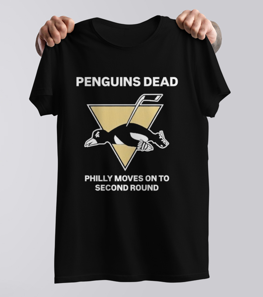 Philadelphia Flyers Penguins Dead Philly Moves On To Second Round T-Shirt