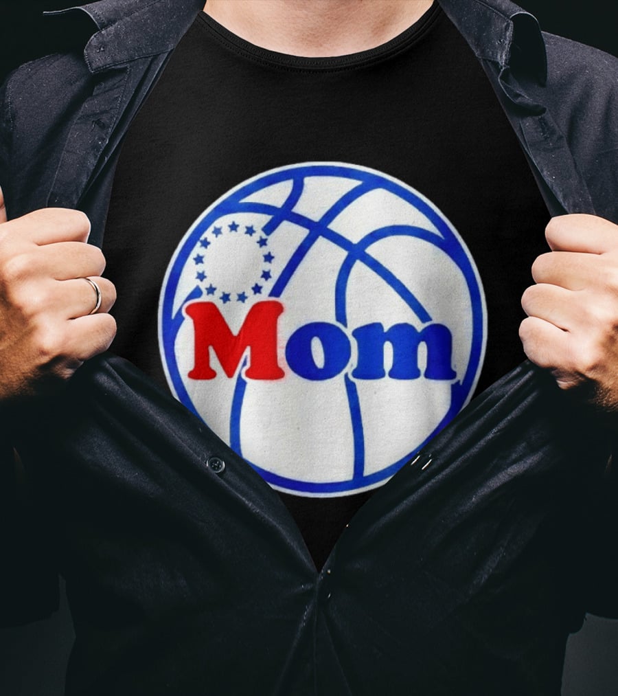 Philadelphia 76ers Basketball Mom 2026 T-Shirt
