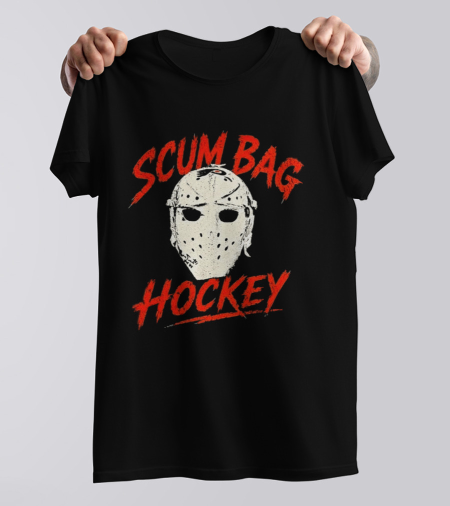 Philadelphia Flyers Scum Bag Hockey Mask T-Shirt