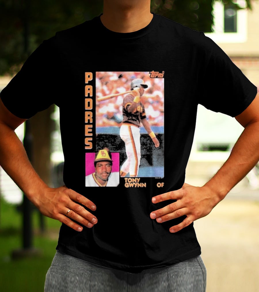 San Diego Padres Tony Gwynn 2026 Topps Baseball Card T-Shirt