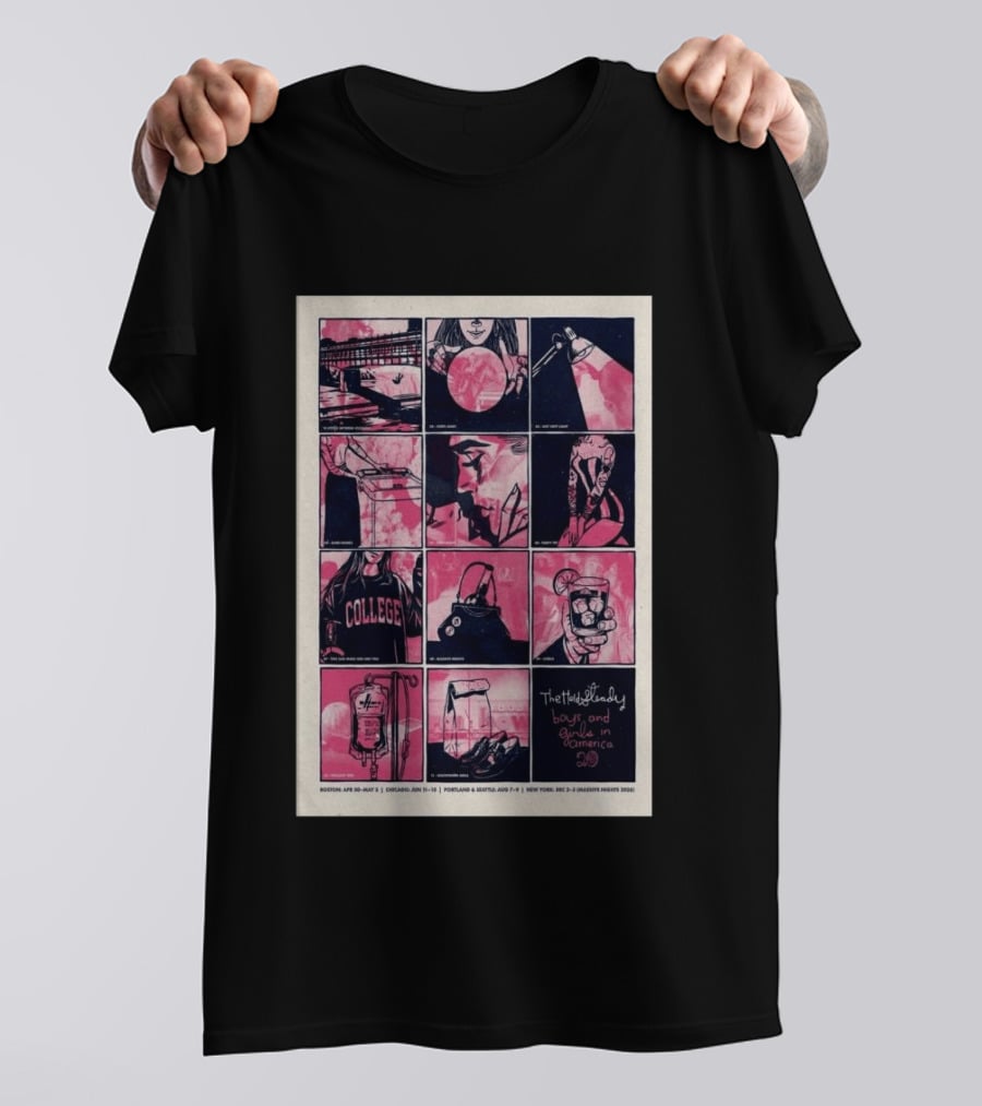 The Hold Steady Boys And Girls In America Tour Boston April 30 May 2 2026 T-Shirt