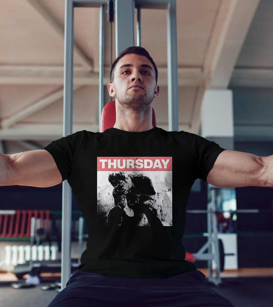 Thursday Sitting Alone In The Dark Of The Stadium Grunge T-Shirt