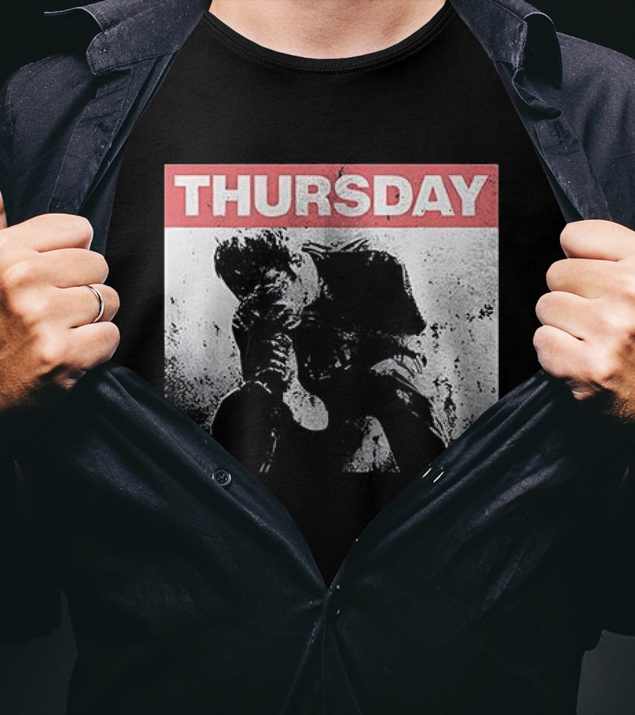 Thursday Sitting Alone In The Dark Of The Stadium Grunge T-Shirt