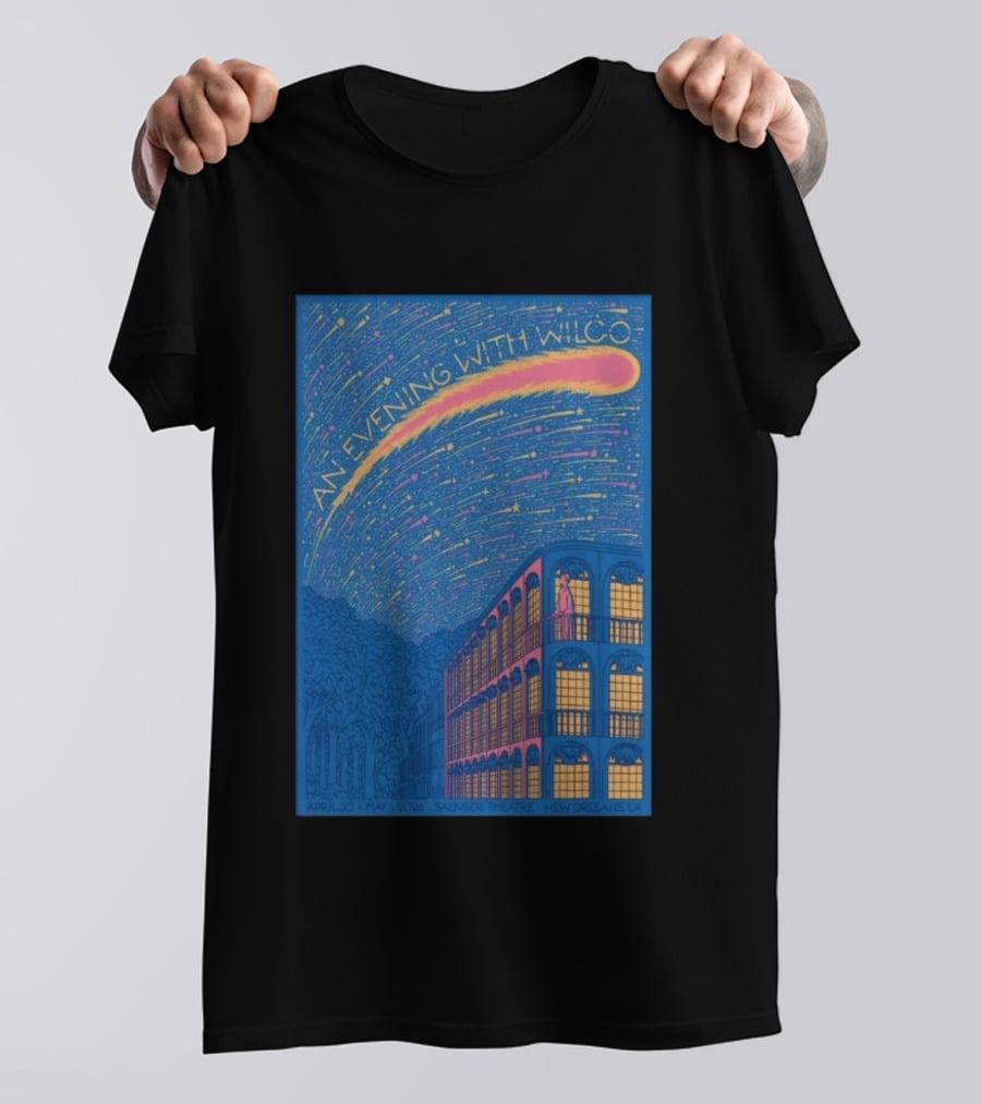 An Evening With Wilco Saenger Theatre New Orleans April 30 May 1 2026 T-Shirt