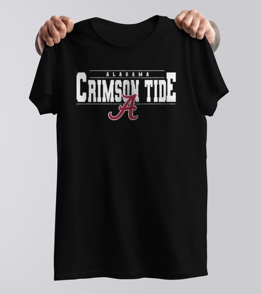 Alabama Crimson Tide NCAA Firefighter American Flag T-Shirt