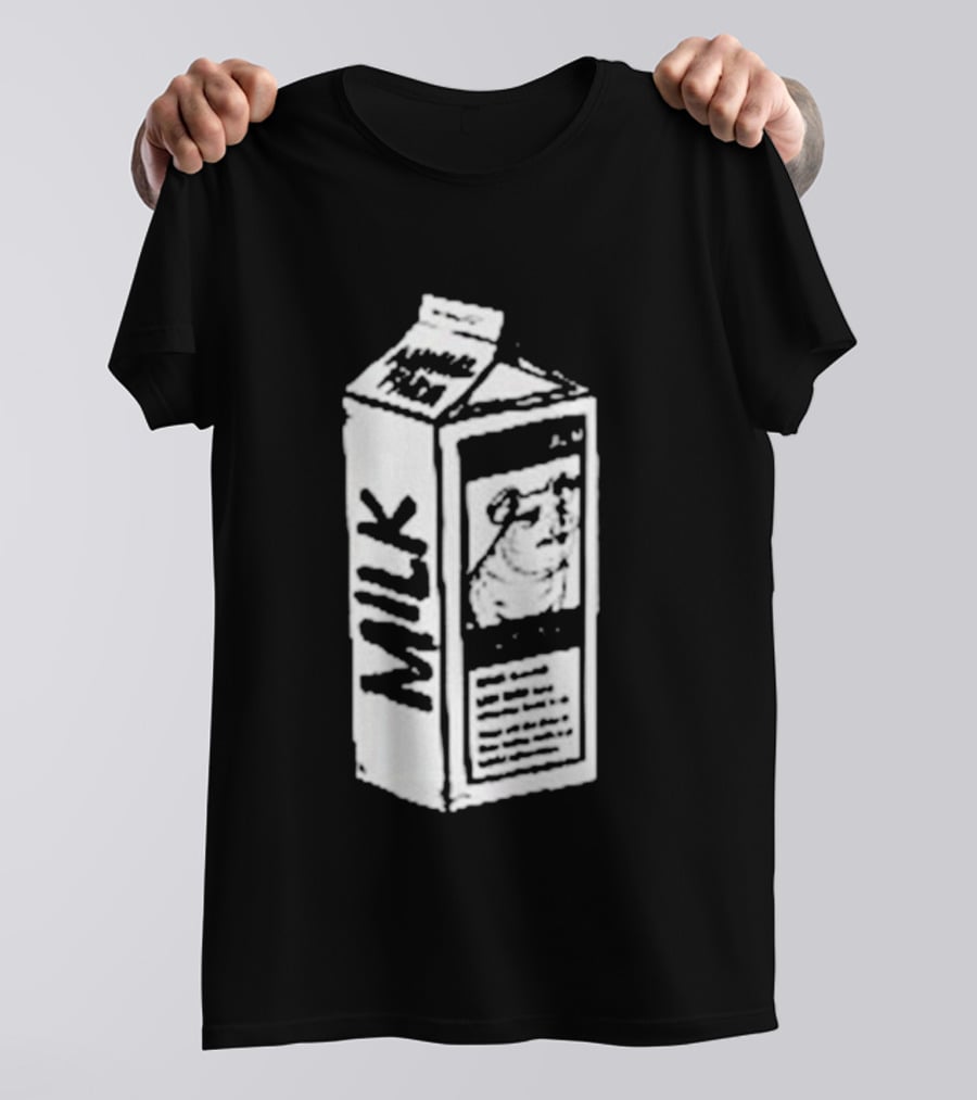 Angel Animal Farm MILK Missing Pig T-Shirt