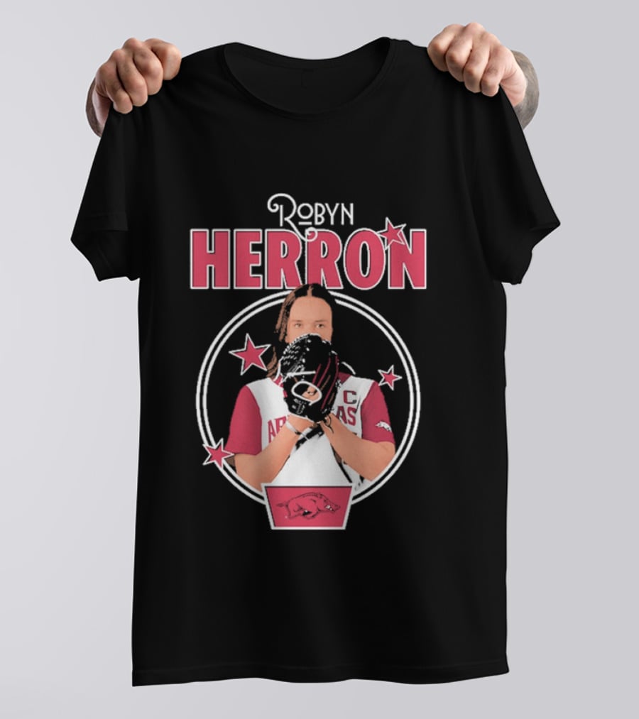 Arkansas Razorbacks Softball Robyn Herron T-Shirt