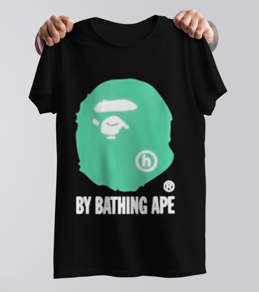 Bape A Bathing Ape Green Big Ape Head Hologram By Bathing Ape And Bapesta Trucker Hat Set 2026 T-Shirt
