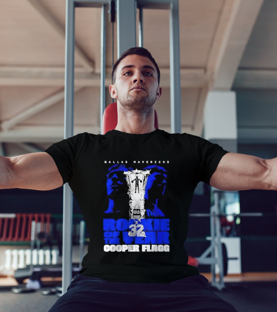Dallas Mavericks Rookie Of The Year 2026 Cooper Flagg 32 T-Shirt