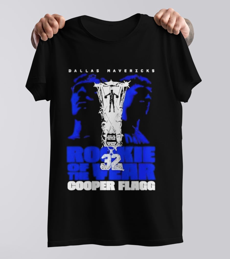 Dallas Mavericks Rookie Of The Year 2026 Cooper Flagg 32 T-Shirt