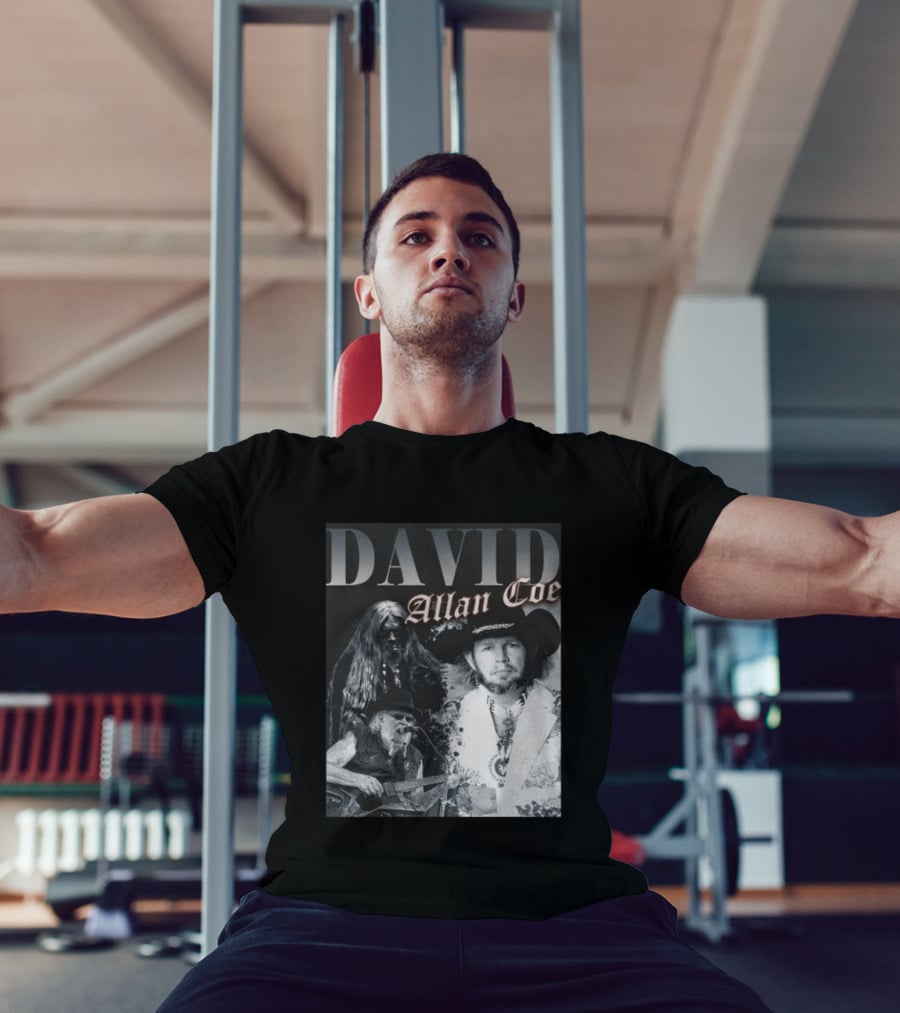 David Allan Coe Iconic Country Music Legend Images T-Shirt