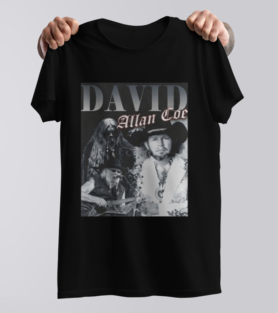 David Allan Coe Iconic Country Music Legend Images T-Shirt