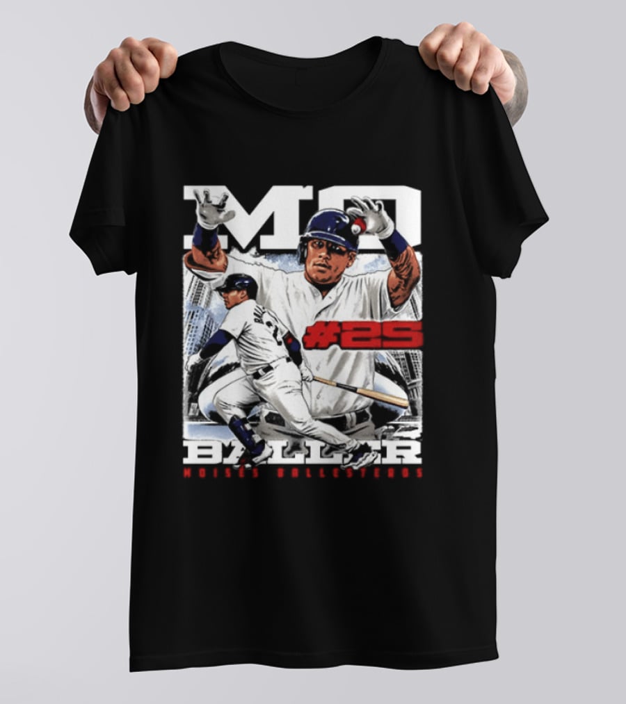 Moises Ballesteros Chicago Cubs MLB 2026 MD T-Shirt
