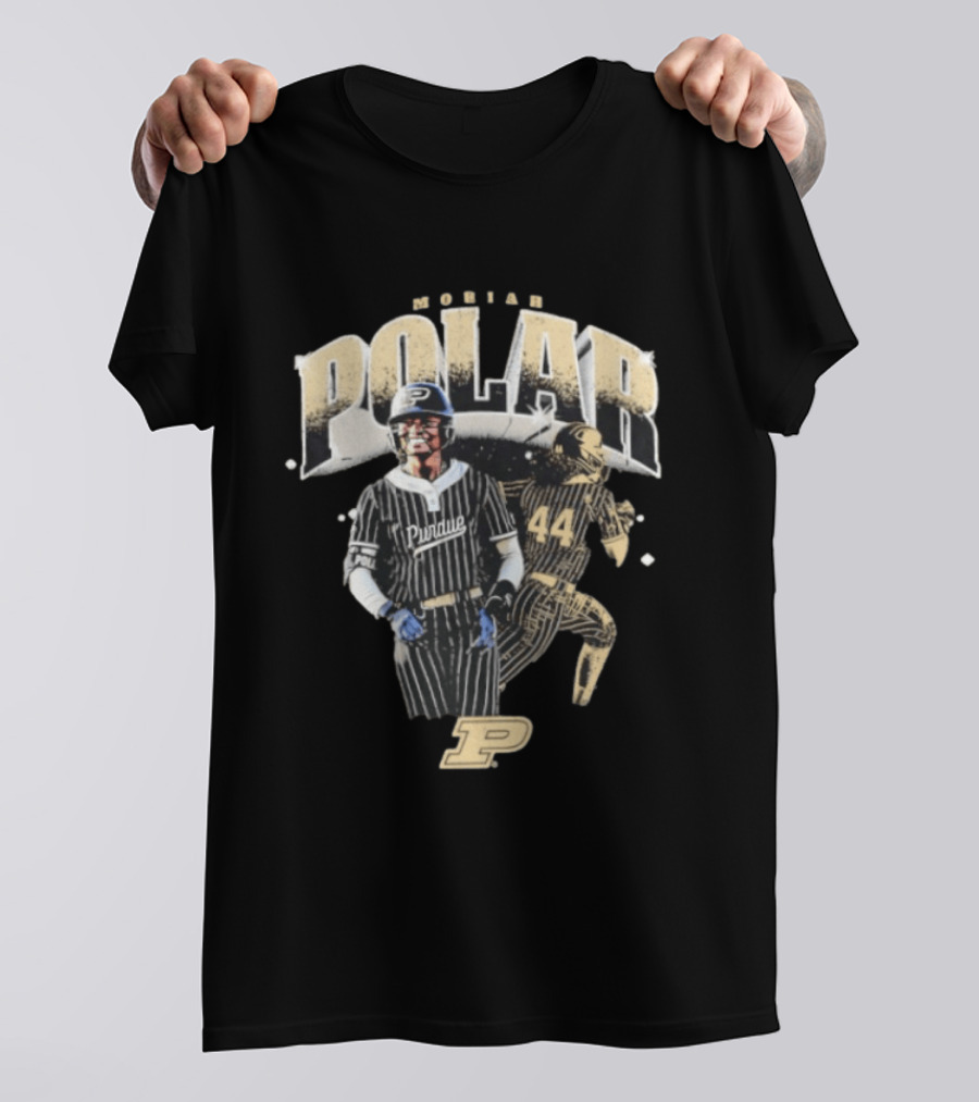 Moriah Polar Purdue Softball Player 44 Baseball Uniform T-Shirt