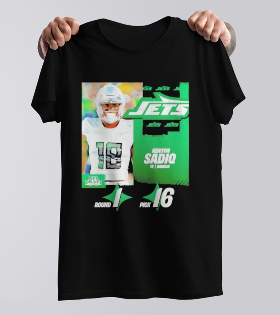 New York Jets Draft Kenyon Sadiq Pick 16 Round 1 2026 NFL Draft T-Shirt