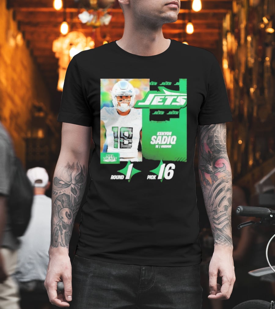 New York Jets Draft Kenyon Sadiq Pick 16 Round 1 2026 NFL Draft T-Shirt