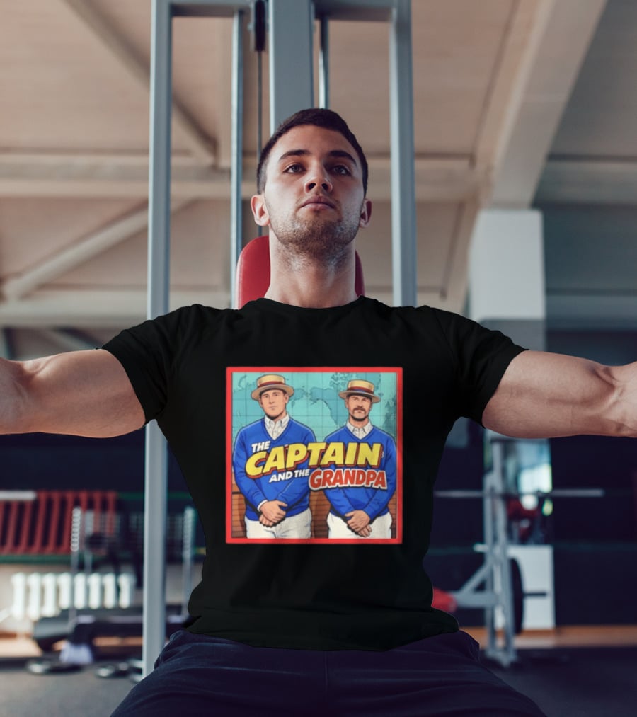 David Ross Anthony Rizzo The Captain And The Grandpa Chicago Cubs T-Shirt