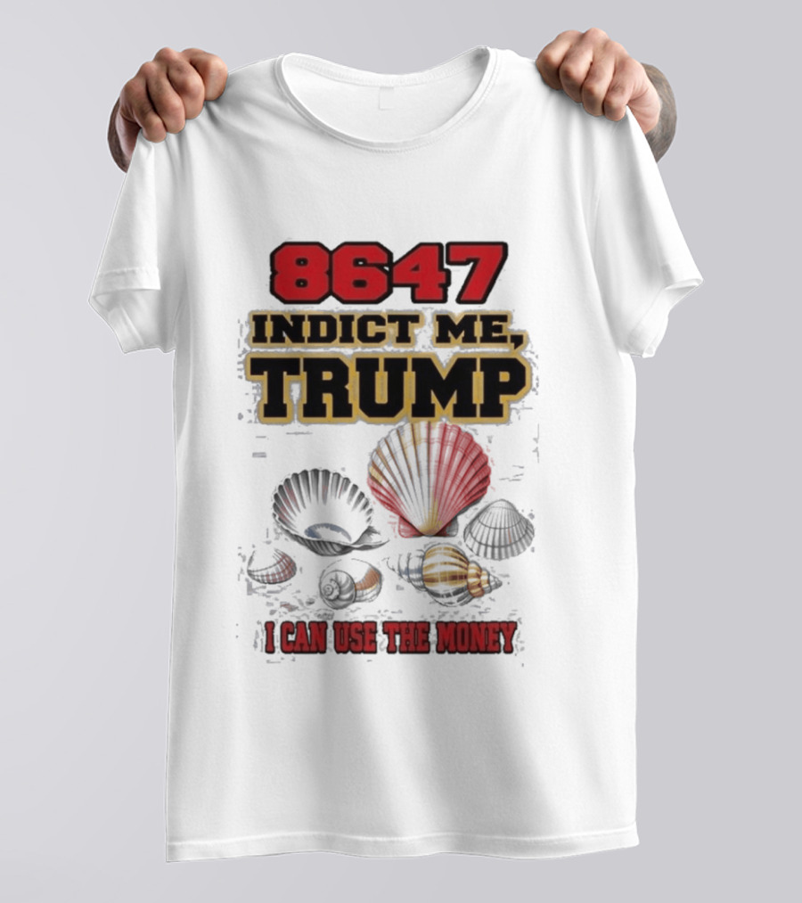 8647 Indict Me Trump I Can Use The Money Shells T-Shirt