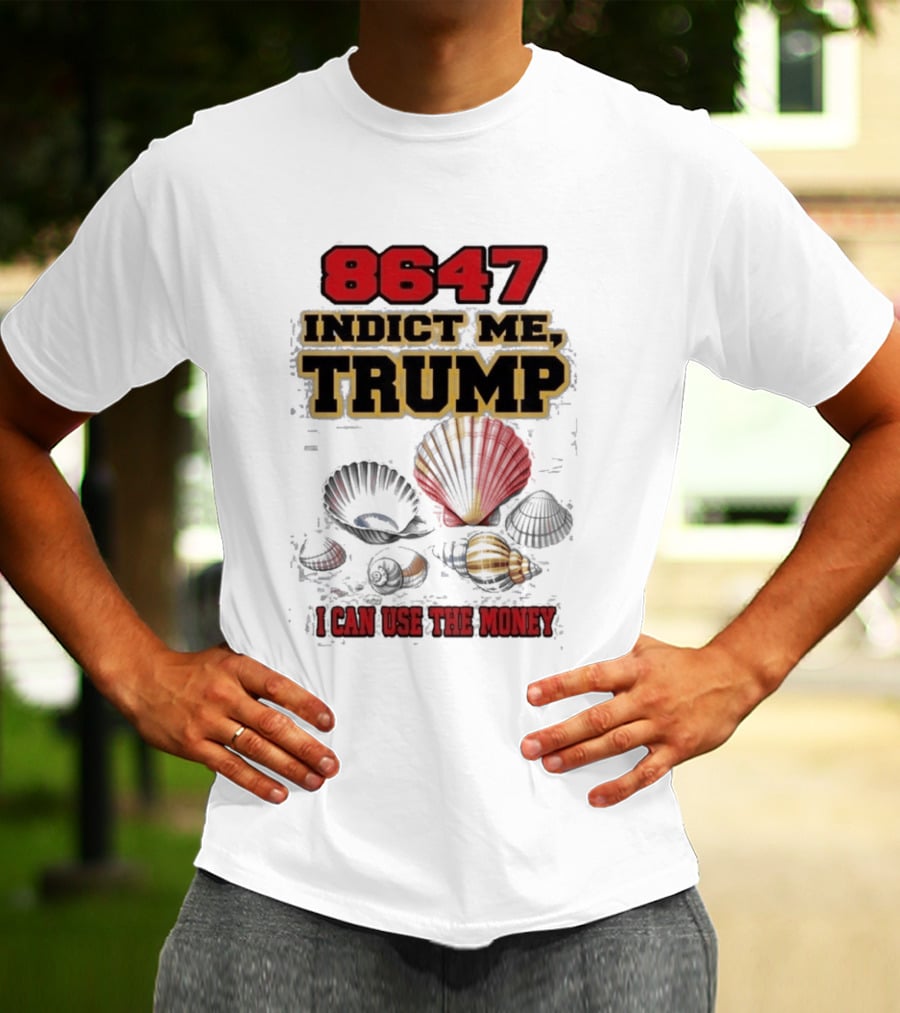 8647 Indict Me Trump I Can Use The Money Shells T-Shirt