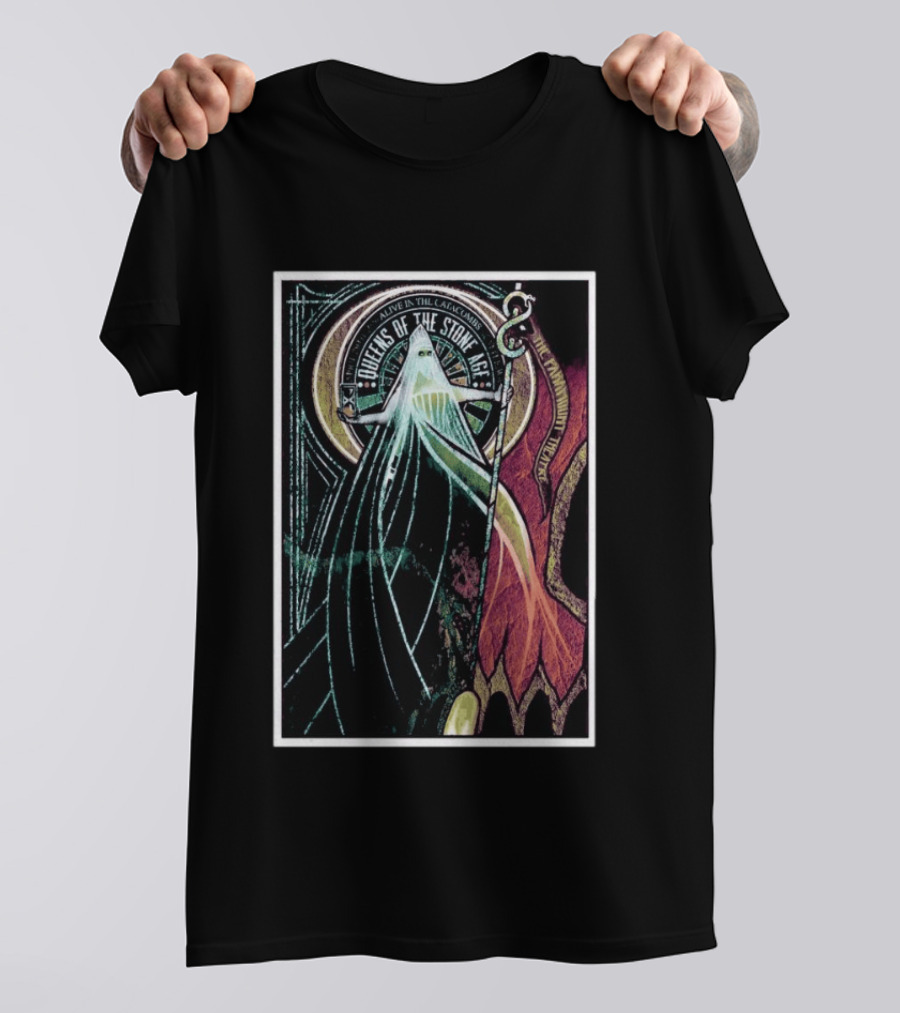 Queens Of The Stone Age Alive In The Catacombs Tour Seattle April 29 2026 T-Shirt
