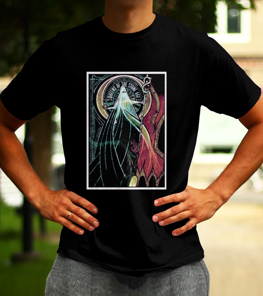 Queens Of The Stone Age Alive In The Catacombs Tour Seattle April 29 2026 T-Shirt