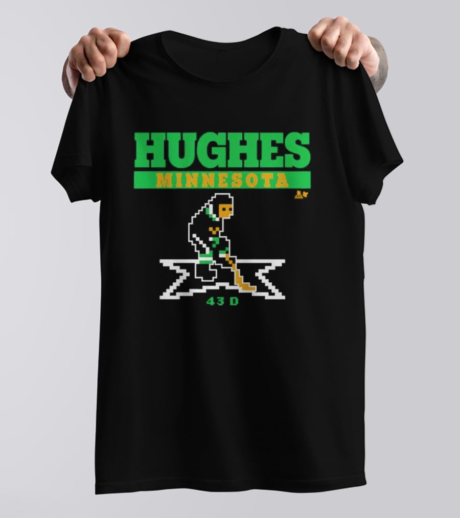 Hughes Minnesota Vintage 43 Hockey T-Shirt