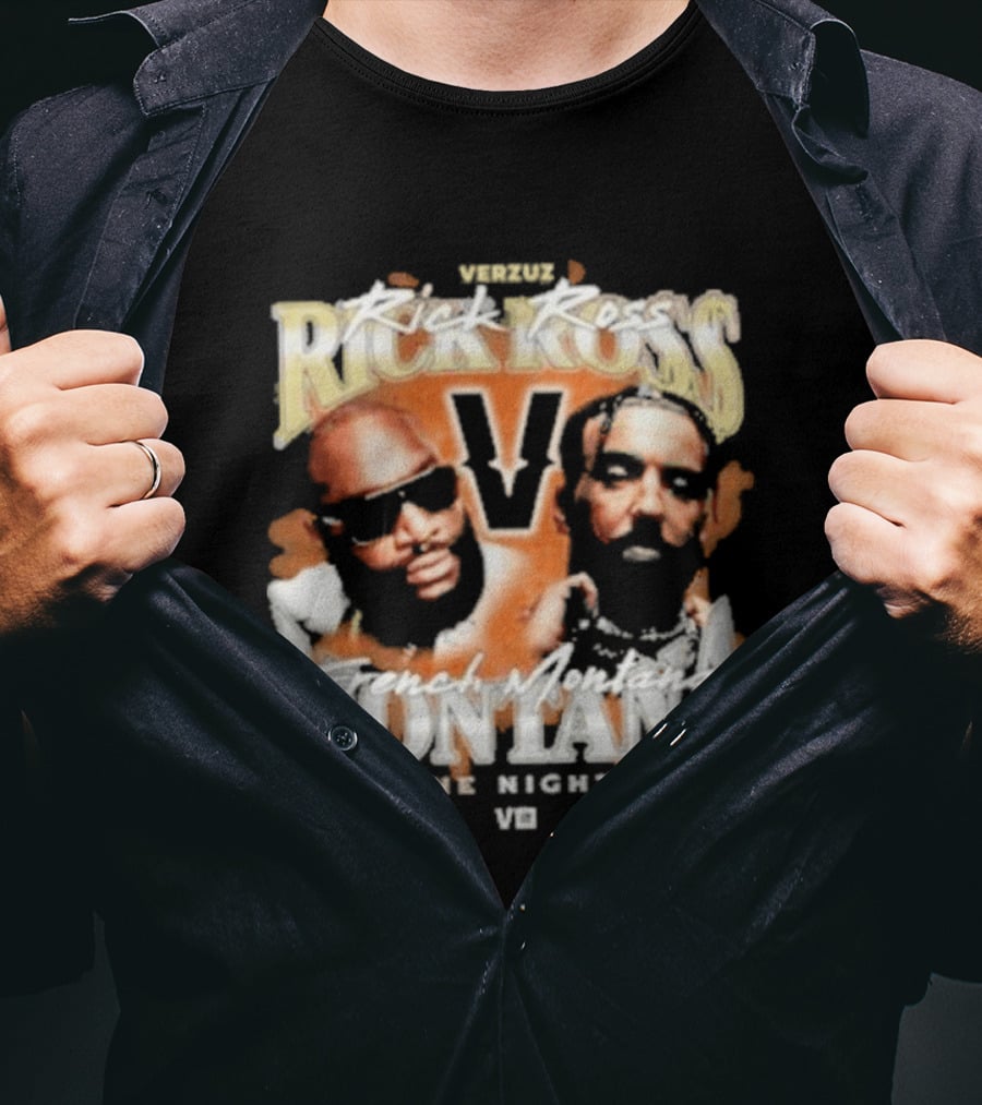 Rick Ross X French Montana Live One Night Only Verzuz Event Vibes T-Shirt