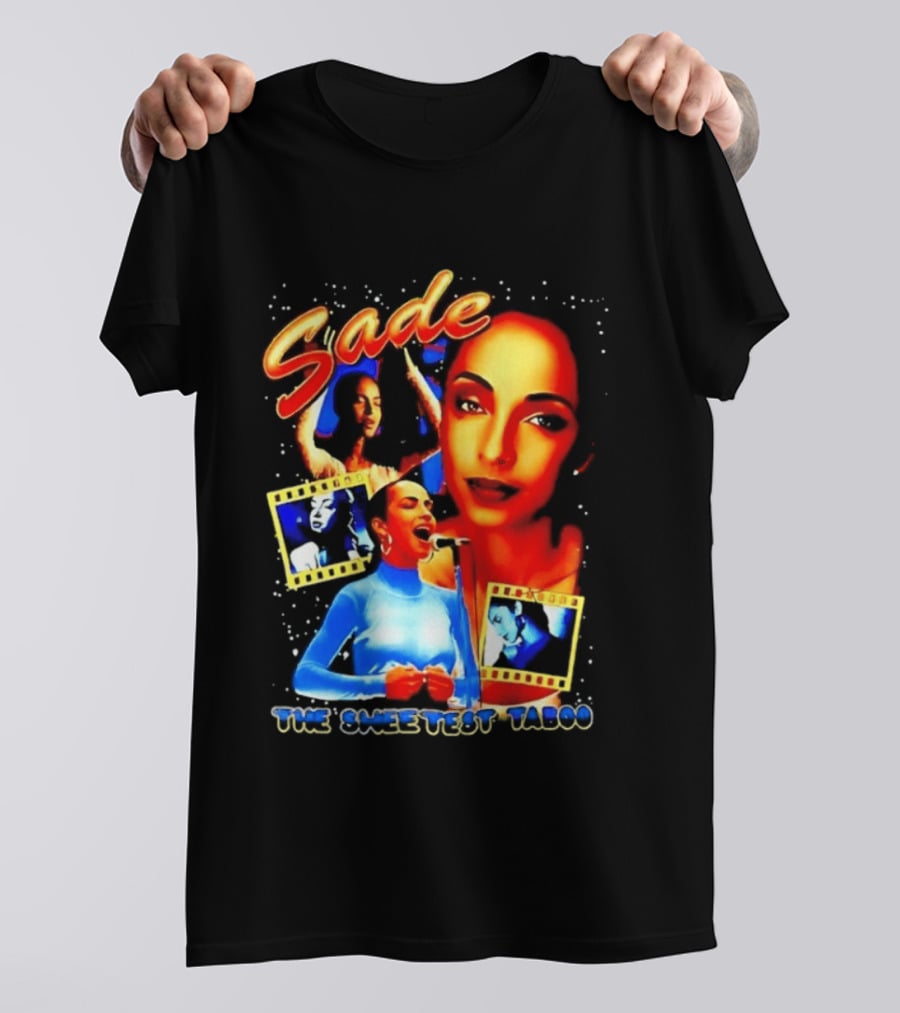 Sade The Sweetest Taboo Music Icon Montage T-Shirt