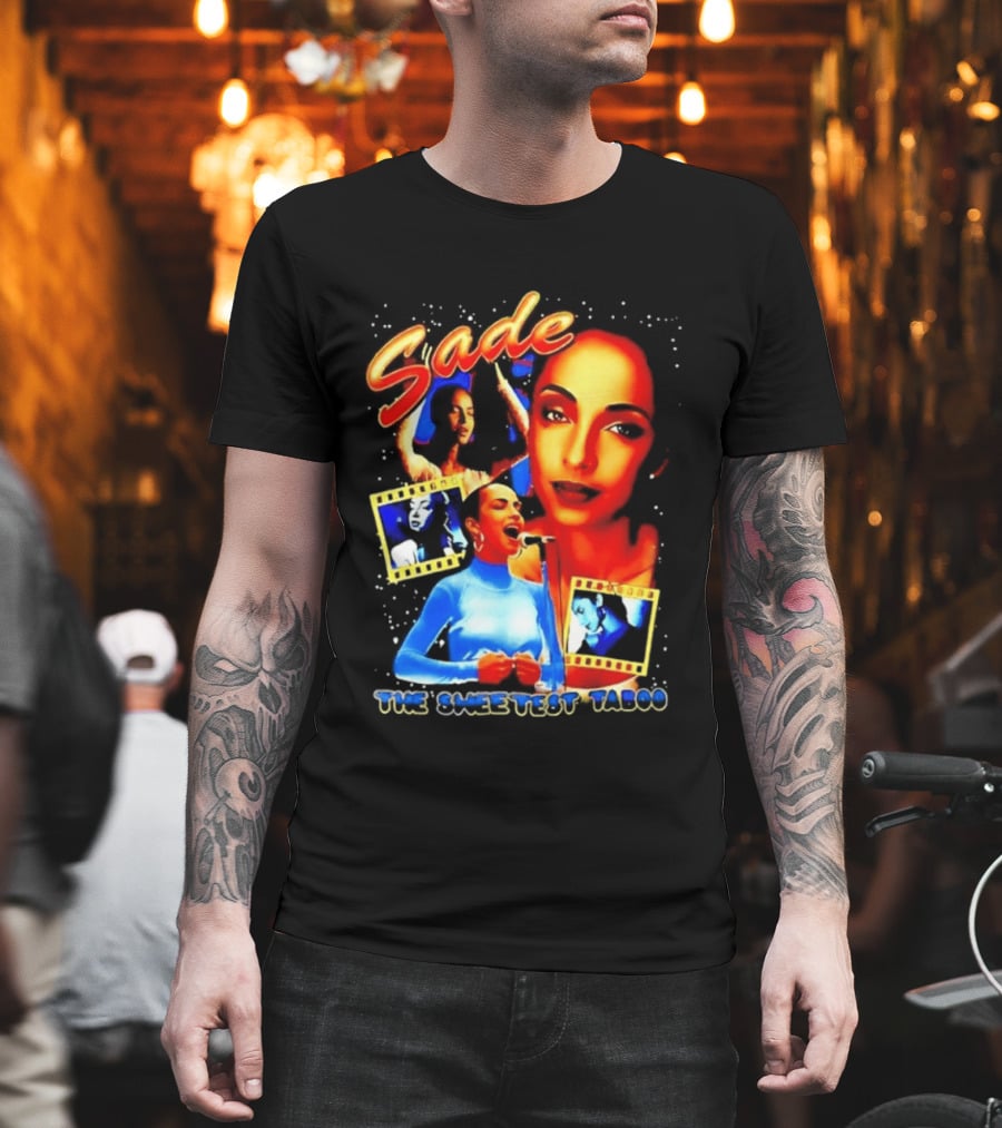 Sade The Sweetest Taboo Music Icon Montage T-Shirt