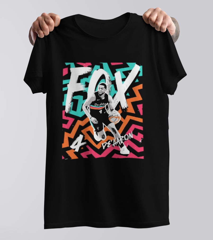 San Antonio Spurs Keldon Johnson Fox 4 De'aaron 2026 T-Shirt