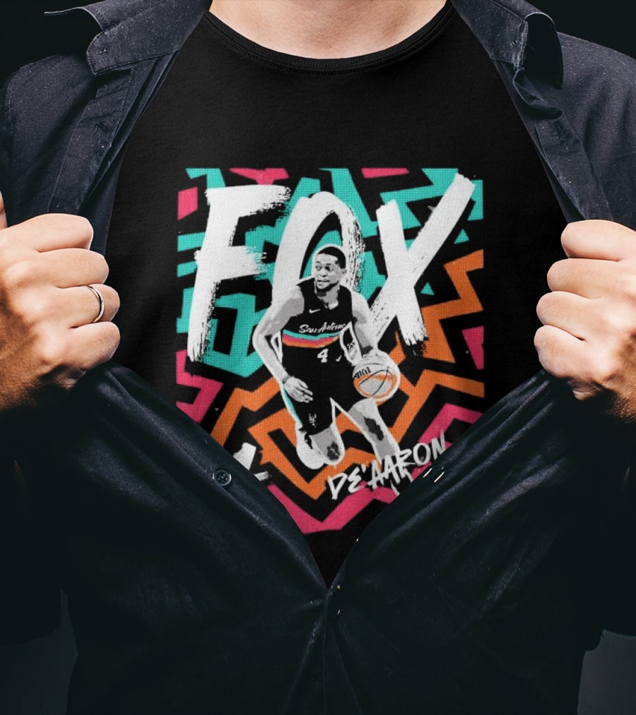 San Antonio Spurs Keldon Johnson Fox 4 De'aaron 2026 T-Shirt