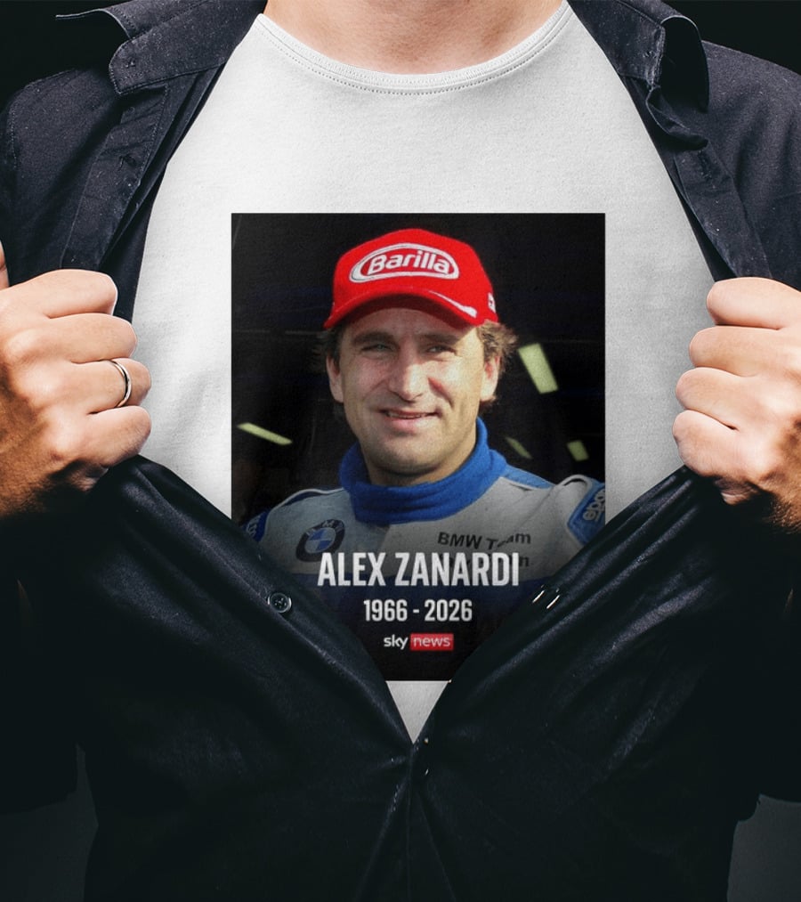 Die Sportwelt Trauert Um Ein Ganz Großes Vorbild Ruhe In Frieden Alex Zanardi 1966 2026 BMW Team Racing Sky News Barilla T-Shirt