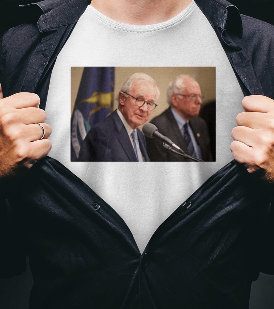 Donald W. Riegle Michigan Political Legacy Speaker Event With Bernie Sanders T-Shirt