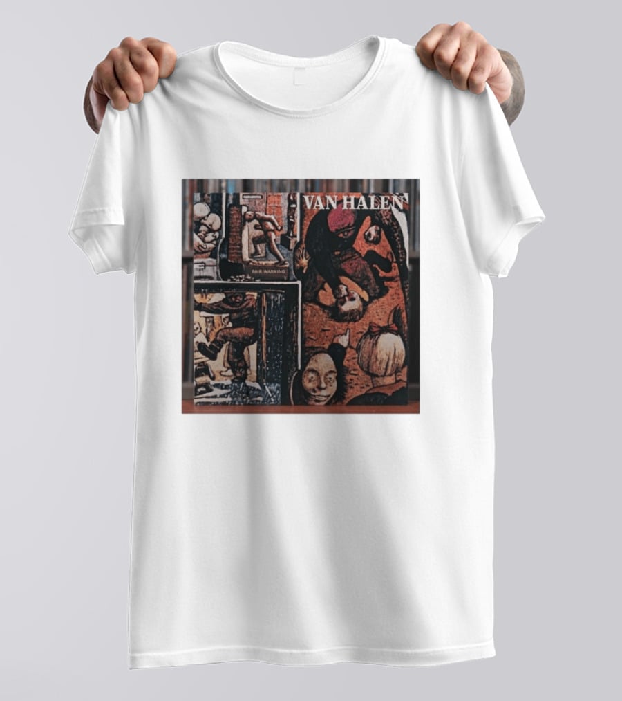 Van Halen Fair Warning Album Cover Art Released 1981 T-Shirt