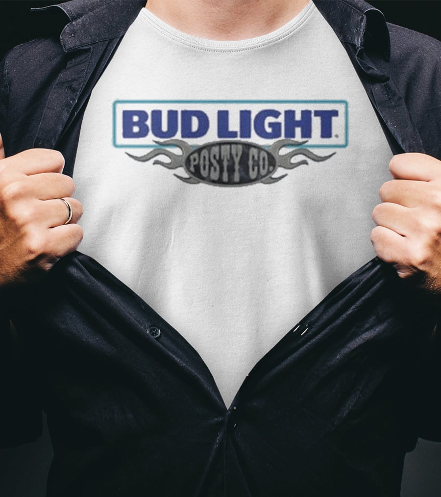 Bud Light Posty Co Collaboration With Post Malone T-Shirt