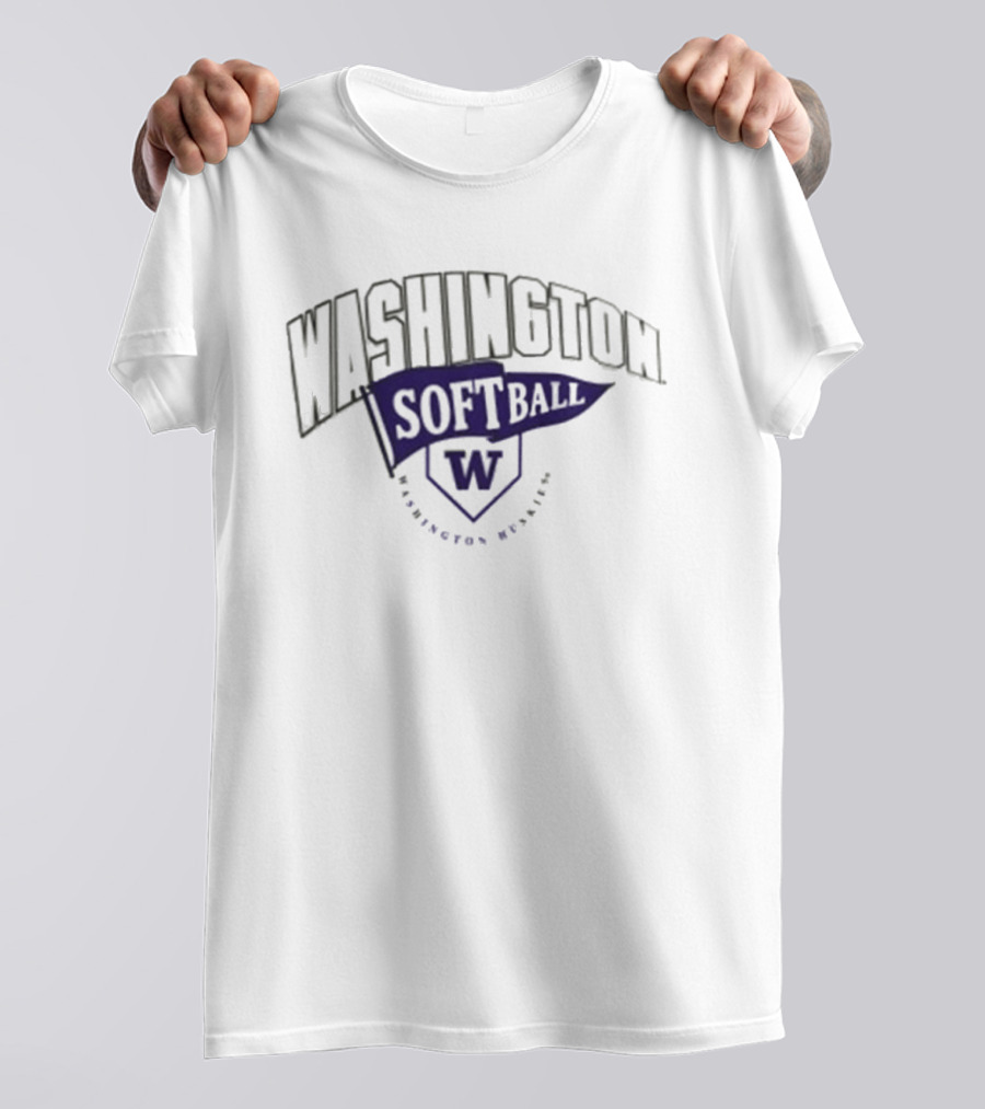 Washington Softball W Huskies Team Spirit T-Shirt