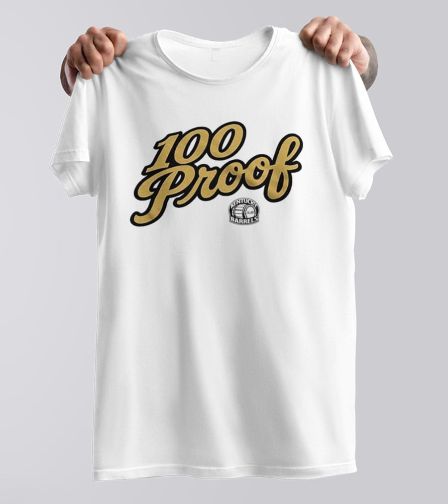 100 Proof Kentucky Barrels Football T-Shirt