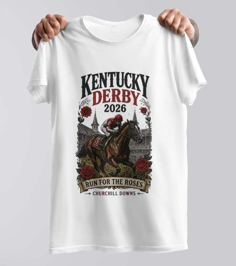 Kentucky Derby 2026 Run For The Roses Churchill Downs T-Shirt