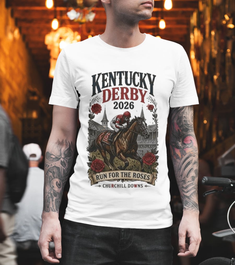 Kentucky Derby 2026 Run For The Roses Churchill Downs T-Shirt