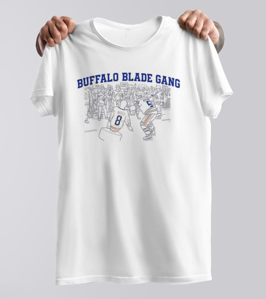 Buffalo Sabres Players Buffalo Blade Gang Hockey Team Spirit T-Shirt