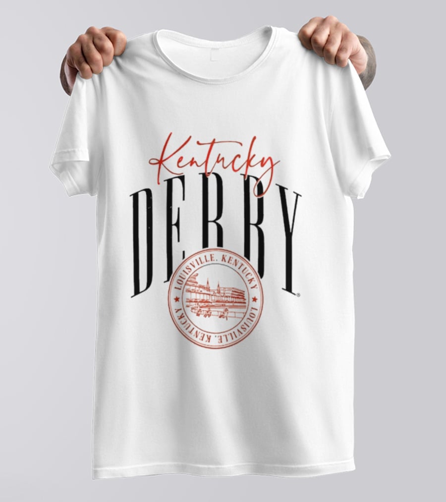 Kentucky Derby Louisville Hall Of Fame Gameday Social Oatmeal Cropped T-Shirt