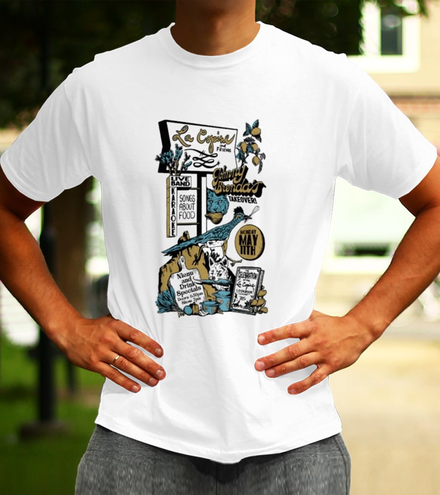 La Copine Voices Songs About Food Johnny Brenda's May 11 2026 T-Shirt
