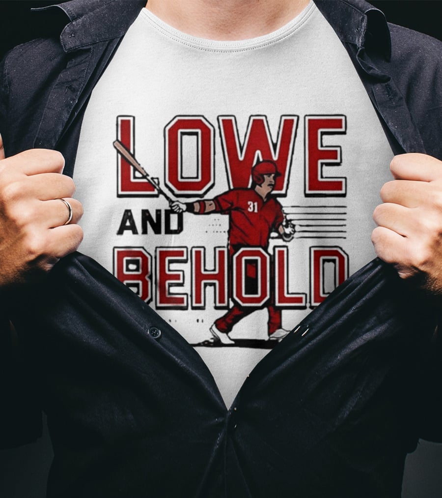 Lowe And Behold Baseball Nathaniel Lowe Player T-Shirt