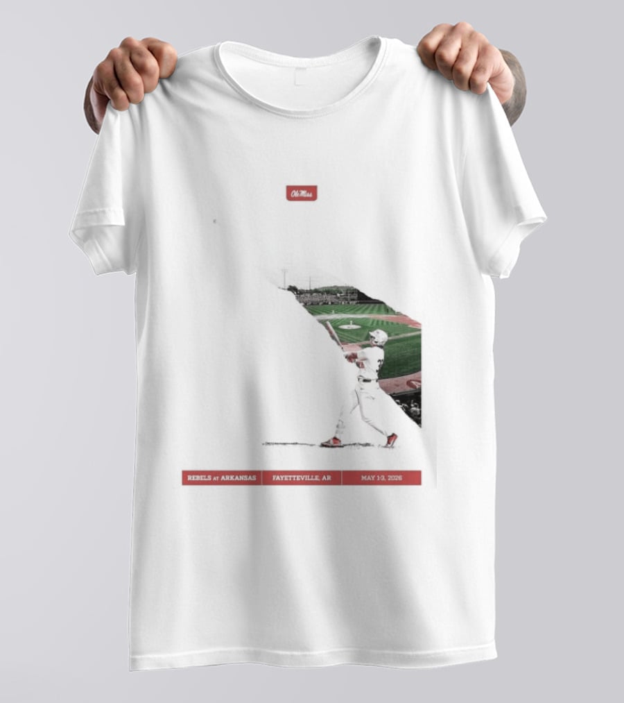 Ole Miss Baseball Swayze Field May 1 3 2026 Fayetteville AR Perfect Timing T-Shirt