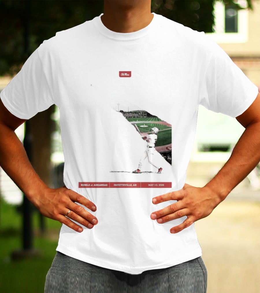 Ole Miss Baseball Swayze Field May 1 3 2026 Fayetteville AR Perfect Timing T-Shirt